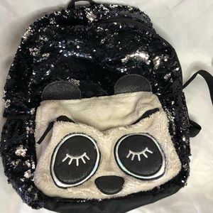 Panda Magic Sequins Back pack
